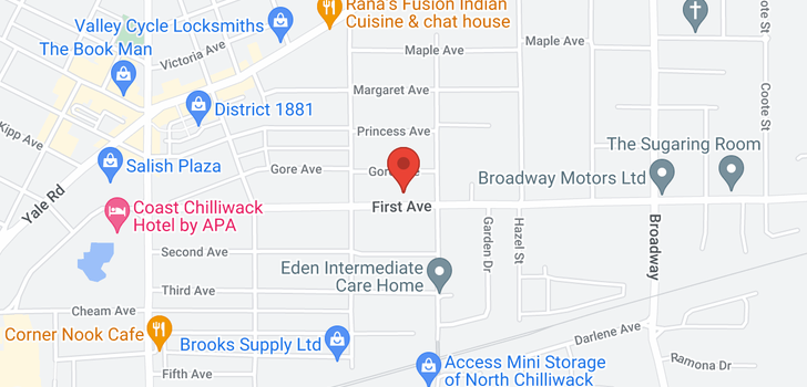 map of 46272 GORE AVENUE